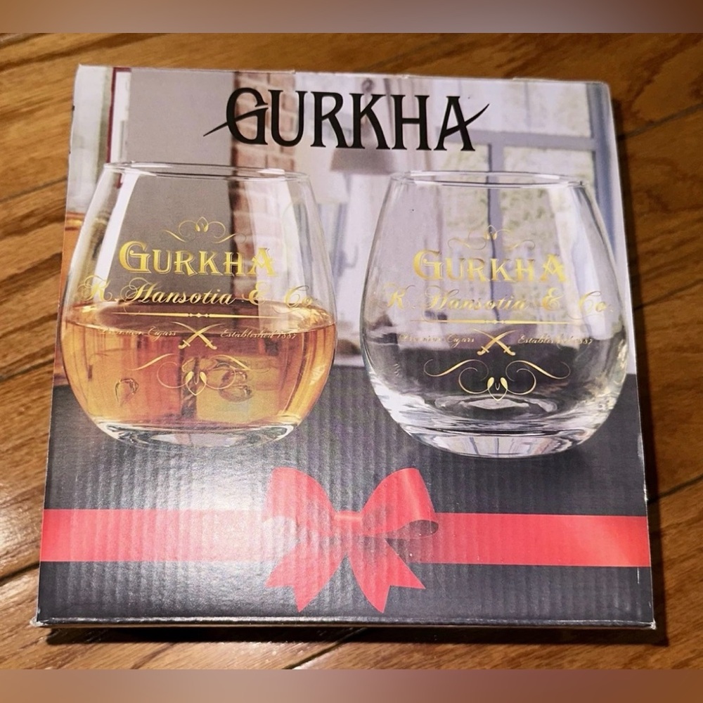 Gurkha Cigars 4 Piece 15oz Gurkha Whiskey Glass